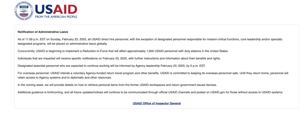 Trump's USAID